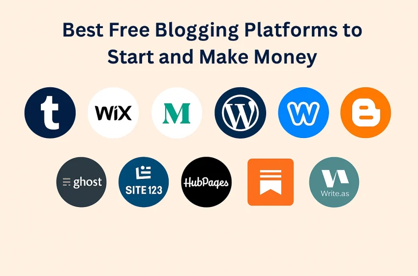 Best Free Blogging Platforms to Start and Make Money