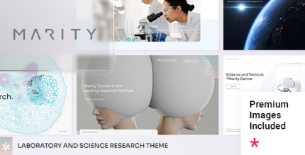Marity - Laboratory and Science Research WordPress Theme