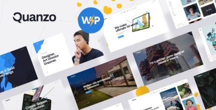 Quanzo - Colorful Portfolio WordPress Theme + WooCommerce Store